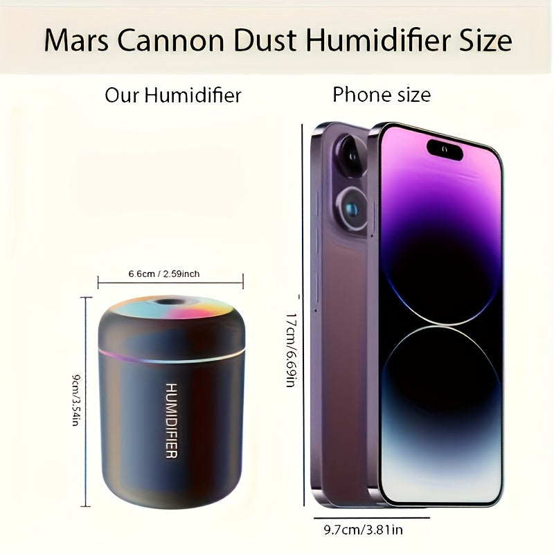 1pc Essential Oil Aromatherapy Mist Diffuser And Humidifier with Color-Changing Night Light, Cold Mist Function, And Plant Health Promotion - Refresh And Purify Your Room with a Soothing Atmosphere, Gift